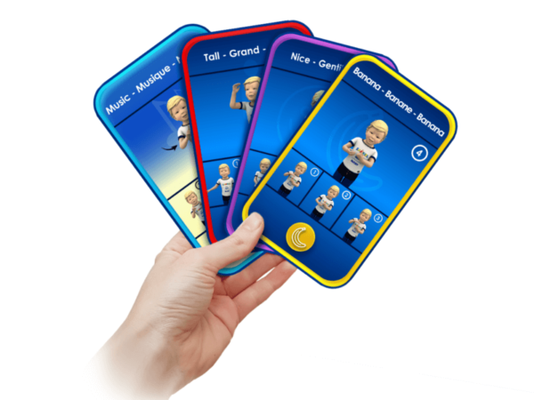 Samuel Signs - cards packages - educational game - simplified sign language