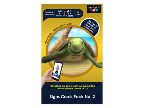 Samuel Signs - signs cards Pack No. 2 - educational game - simplified sign language